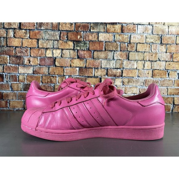 Adidas Superstar Supercolor Pack Pharrell Williams Solar Pink S41839 Mens Sz 11 - Picture 7 of 11
